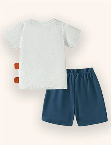 Puppy Printed T-shirt Set